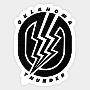 Defunct Oklahoma Thunder AFA Football 1982 Sticker